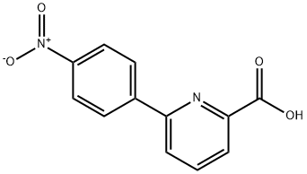 6-(4-Nitrophenyl)-picolinic acid 结构式