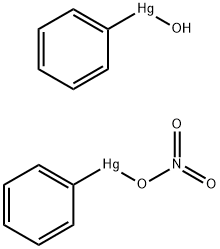 硝酸フェニル水銀 化学構造式