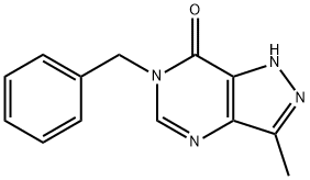 80030-90-6 1,6-Dihydro-3-methyl-6-(phenylmethyl)-7H-pyrazolo(4,3-d)pyrimidin-7-on e