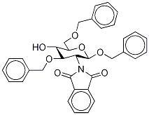 Benzyl 2-Deoxy-2-phthalimido-3,6-di-O-benzyl--D-glucopyranoside Structure