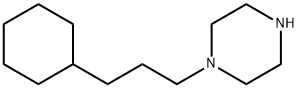 1-(3-シクロヘキシルプロピル)ピペラジン 化学構造式