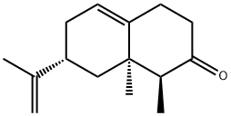 2(1H)-Naphthalenone,3,4,6,7,8,8a-hexahydro-1,8a-dimethyl-7-(1-methylethenyl)-,(1S,7R,8aR)-(9CI),800386-00-9,结构式