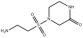 4-[(2-AMINOETHYL)SULFONYL]-PIPERAZINONE Structure