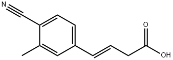 800395-55-5 3-Butenoicacid,4-(4-cyano-3-methylphenyl)-,(3E)-(9CI)