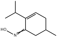 2-Cyclohexen-1-one,5-methyl-2-(1-methylethyl)-,oxime(9CI) 化学構造式