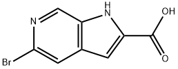 5-bromo-1H-pyrrolo[2,3-c]
pyridine-2-carboxylic acid|2-羧酸-5-溴-6-氮杂吲哚