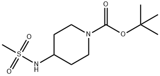 4-甲磺酰氨基哌啶-1-羧酸叔丁基酯,800401-97-2,结构式