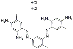 4,4’-[1,3-亚苯基双偶氮]双-1,3-苯二胺,8005-78-5,结构式
