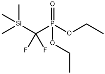 DIETHYL (DIFLUORO(TRIMETHYLSILYL)METHYL) -PHOSPHONATE, 96 Struktur