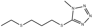 1H-Tetrazole, 5-((3-(ethylthio)propyl)thio)-1-methyl-,80086-97-1,结构式