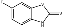 6-フルオロ-2-メルカプトベンゾチアゾール 化学構造式
