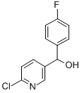 3-Pyridinemethanol, 6-chloro-alpha-(4-fluorophenyl)-,80100-31-8,结构式