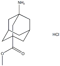 Methyl 3-aminoadamantane-1-carboxylate hydrochloride Struktur