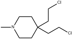 Piperidine, 4,4-bis(2-chloroethyl)-1-methyl- (8CI) 化学構造式