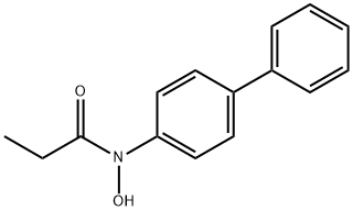 N-Hydroxy-N-propionyl-4-aminobiphenyl 结构式