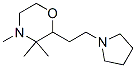 Morpholine, 3,3,4-trimethyl-2-[2-(1-pyrrolidinyl)ethyl]- (8CI)|