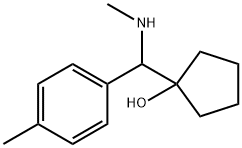 Cyclopentanol, 1-[p-methyl-alpha-(methylamino)benzyl]- (8CI) 结构式