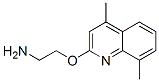 Quinoline, 2-(2-aminoethoxy)-4,8-dimethyl- (8CI) 结构式