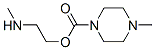 1-Piperazinecarboxylicacid,4-methyl-,2-(methylamino)ethylester(8CI) 结构式