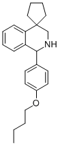 1'-(4-BUTOXYPHENYL)-2',3'-DIHYDRO-1'H-SPIRO[CYCLOPENTANE-1,4'-ISOQUINOLINE],801191-34-4,结构式