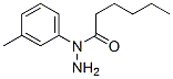 Hexanoic acid, 1-m-tolylhydrazide (8CI) 化学構造式