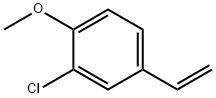 Benzene, 2-chloro-4-ethenyl-1-methoxy- Structure