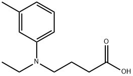 Butanoic acid, 4-[ethyl(3-methylphenyl)amino]- (9CI) 结构式