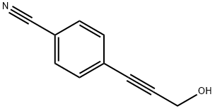 4-(3-HYDROXY-PROP-1-YNYL)-BENZONITRILE Struktur