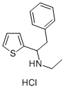 2-Thenylamine, alpha-benzyl-N-ethyl-, hydrochloride Structure