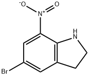 5-Bromo-7-nitroindoline Struktur