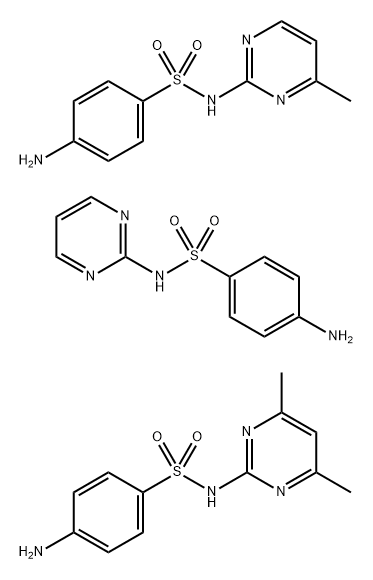 trisulfapyrimidine Structure