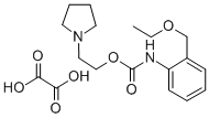 2-(1-Pyrrolidinyl)ethyl o-(ethoxymethyl)carbanilate oxalate (1:1),80171-57-9,结构式