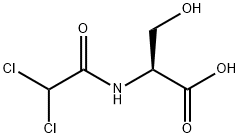 N-DICHLOROACETYL-L-SERINE SODIUM SALT Structure