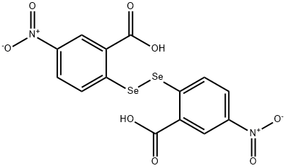 6,6'-diselenobis-(3-nitrobenzoic acid) 化学構造式