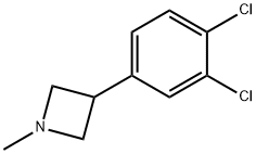 Azetidine, 3-(3,4-dichlorophenyl)-1-methyl- (8CI) Struktur