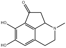 Cyclopent[ij]isoquinolin-7(1H)-one, 2,3,8,8a-tetrahydro-5,6-dihydroxy-1-methyl- (8CI) Structure