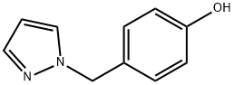 4-((1H-吡唑-1-基)甲基)苯酚, 80200-09-5, 结构式