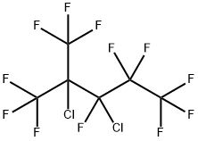(2,3-DICHLORO)NONAFLUORO-2-(TRIFLUOROMETHYL)PENTANE Struktur