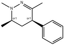 피리다진,1,4,5,6-테트라히드로-1,3,6-트리메틸-4-페닐-,시스-(8CI)