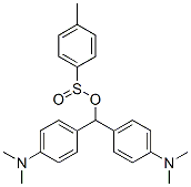 4-[(4-dimethylaminophenyl)-(4-methylphenyl)sulfinyloxy-methyl]-N,N-dim ethyl-aniline Struktur