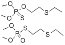 ホスホロチオ酸O-[2-(エチルチオ)エチル]O,O-ジメチル/ホスホロチオ酸S-[2-(エチルチオ)エチル]O,O-ジメチル,(1:1) 化学構造式