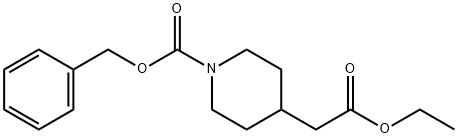 N-CBZ-4-哌啶乙酸乙酯, 80221-26-7, 结构式