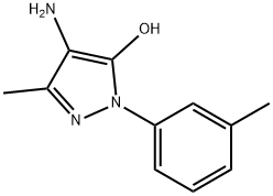 Pyrazol-5-ol, 4-amino-3-methyl-1-m-tolyl- (8CI)|