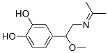 Pyrocatechol, 4-[2-(isopropylideneamino)-1-methoxyethyl]- (8CI)|