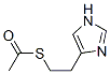Acetic  acid,  thio-,  S-(2-imidazol-4-ylethyl)  ester  (8CI) Struktur