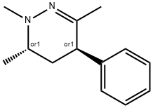 Pyridazine, 1,4,5,6-tetrahydro-1,3,6-trimethyl-4-phenyl-, trans- (8CI),802291-77-6,结构式