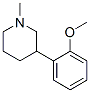 Piperidine, 3-(o-methoxyphenyl)-1-methyl- (8CI) 结构式