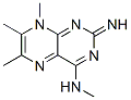 Pteridine, 2,8-dihydro-2-imino-6,7,8-trimethyl-4-(methylamino)- (8CI) Structure