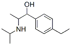 Benzyl alcohol, p-ethyl-alpha-[1-(isopropylamino)ethyl]- (8CI) Struktur