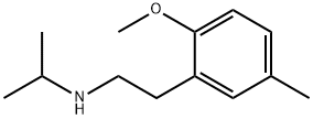Phenethylamine, N-isopropyl-2-methoxy-5-methyl- (8CI) 化学構造式